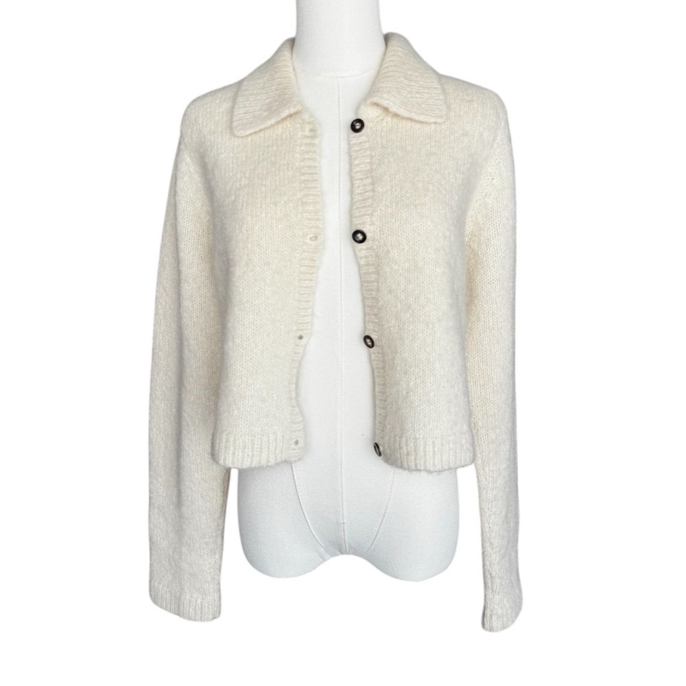 OZMA The Penny Cardigan Ivory Cream Small - Picture 6 of 12